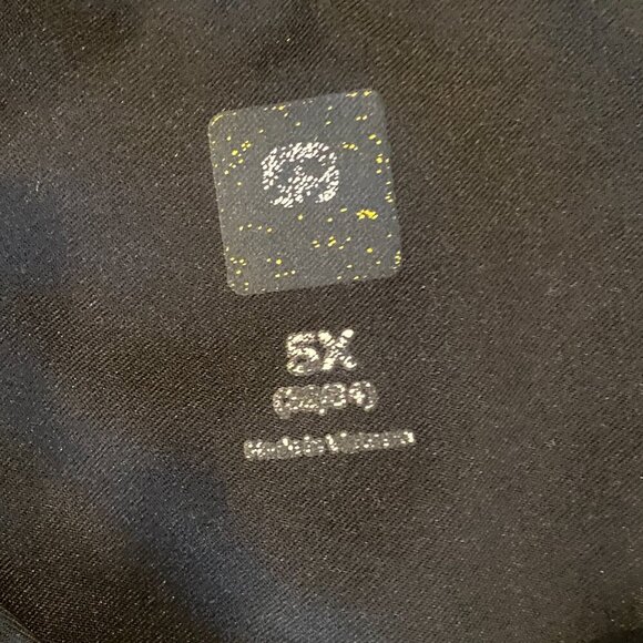 Bundle of 2 WonderWink Scrub Tops Women's Sz 5X Black #107L - Picture 4 of 4